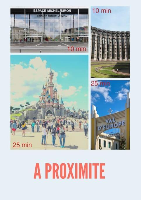 Apartamento Appart Proche Disneyland Et Paris Noisy-le-Grand Exterior foto